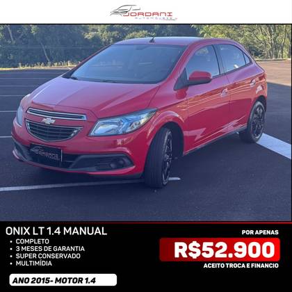 CHEVROLET ONIX 1.4 MPFI LT 8V FLEX 4P MANUAL CHEVROLET ONIX 1.4 MPFI LT 8V FLEX 4P MANUAL